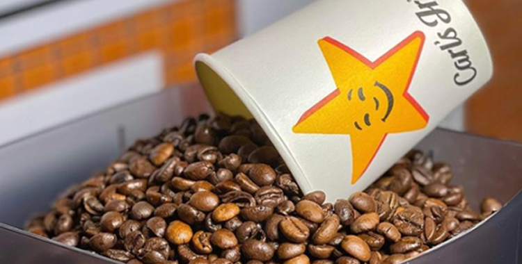 Your coffee pleasure is now at Carl's Jr.!